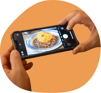 患者様の食事写真から